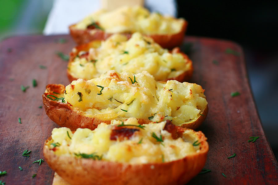 картошка в печи