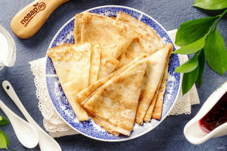 Блины безмолочные